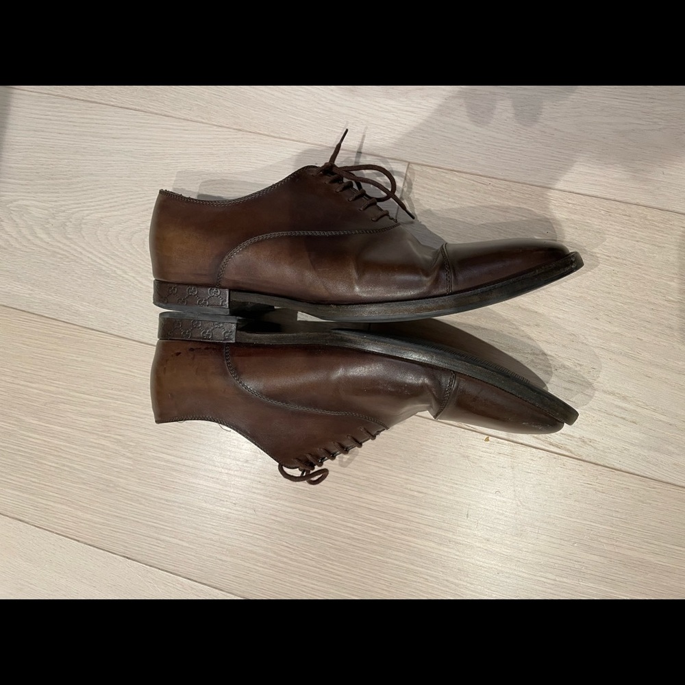 Gucci Betis Glamour Shoes - Cocoa - Gucci Men’s Shoes - Size 9.5 (US) - Picture 4 of 7